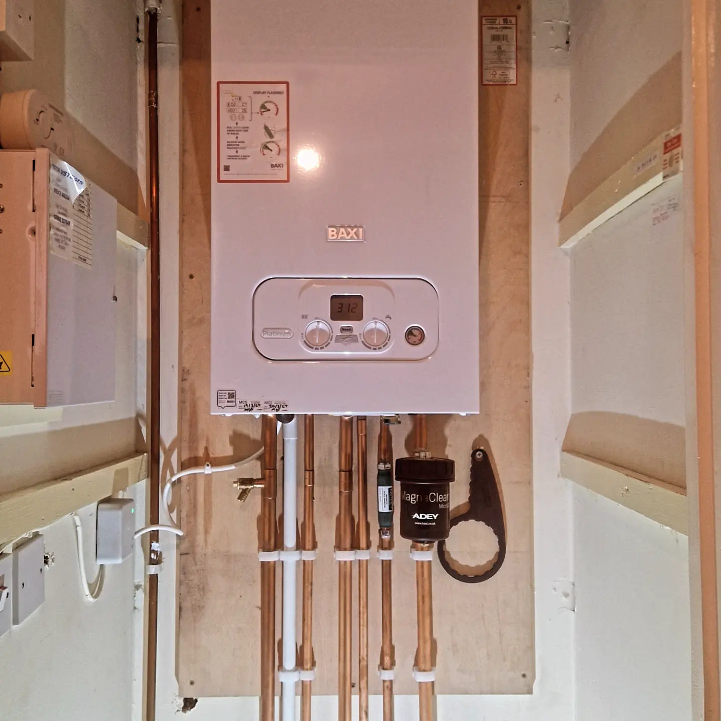 New boiler installation completed by MDF Gas